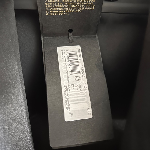 Versace Runway checked single-breasted Coat NEW sz M - Picture 7 of 16